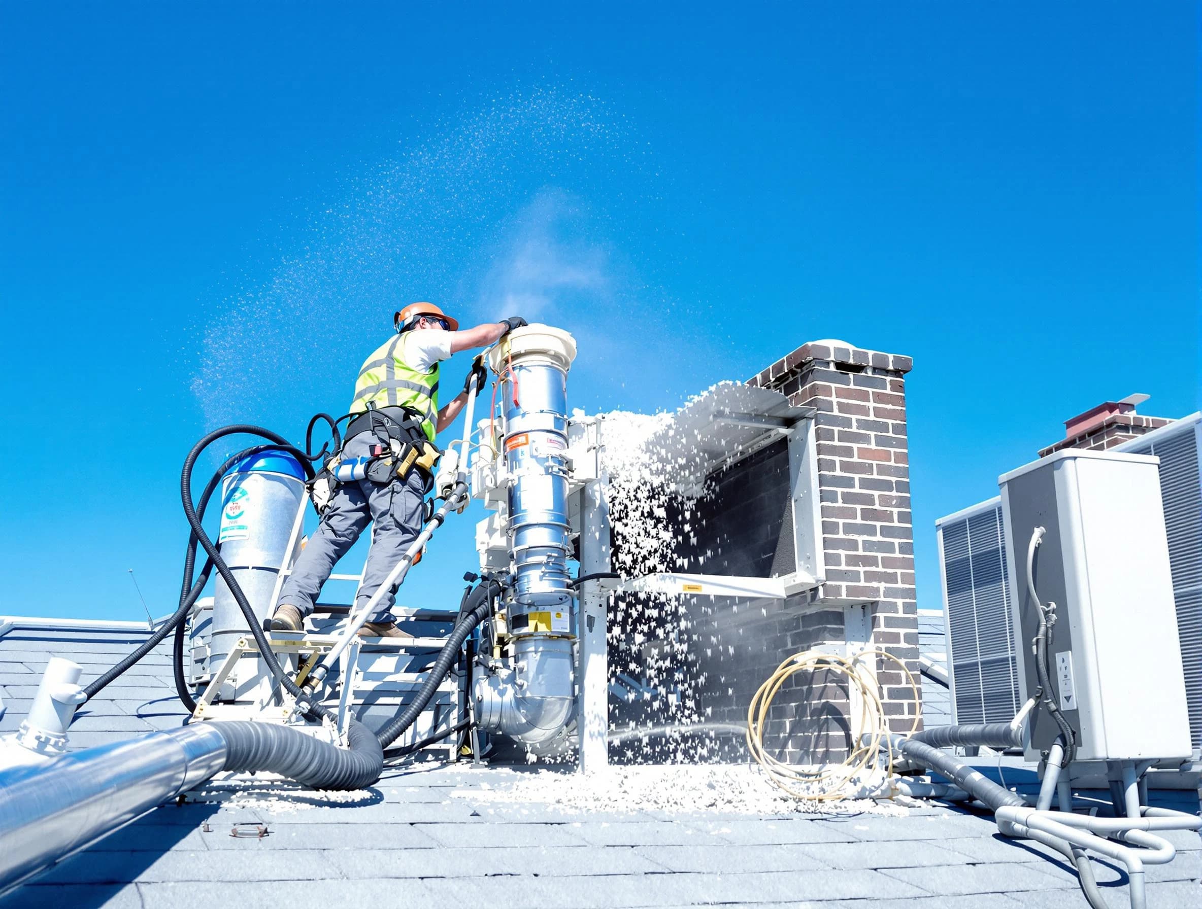 Expert roof dryer vent cleaning by Glenshaw Dryer Vent Cleaning in Glenshaw