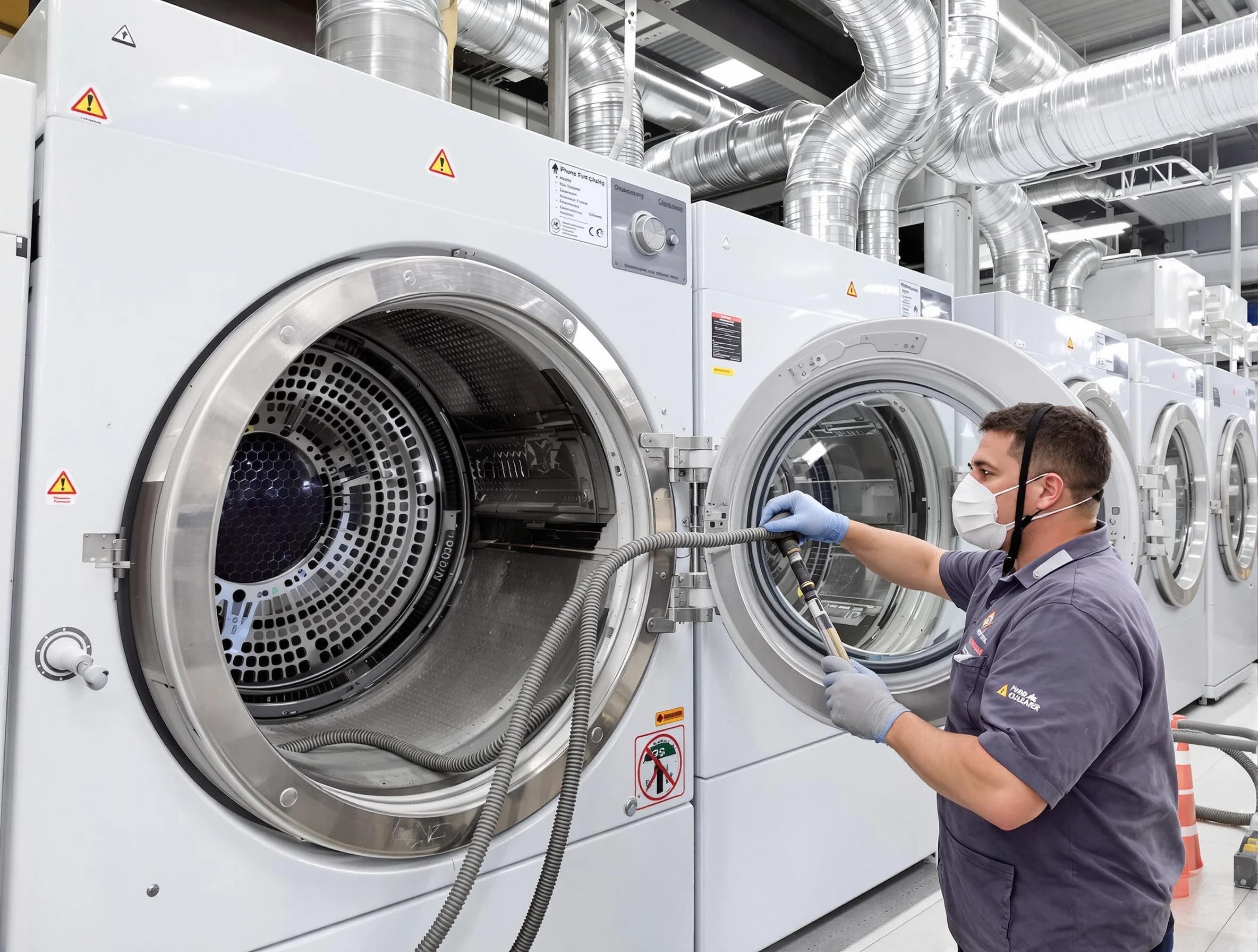 Industrial-grade dryer vent cleaning by Glenshaw Dryer Vent Cleaning in Glenshaw