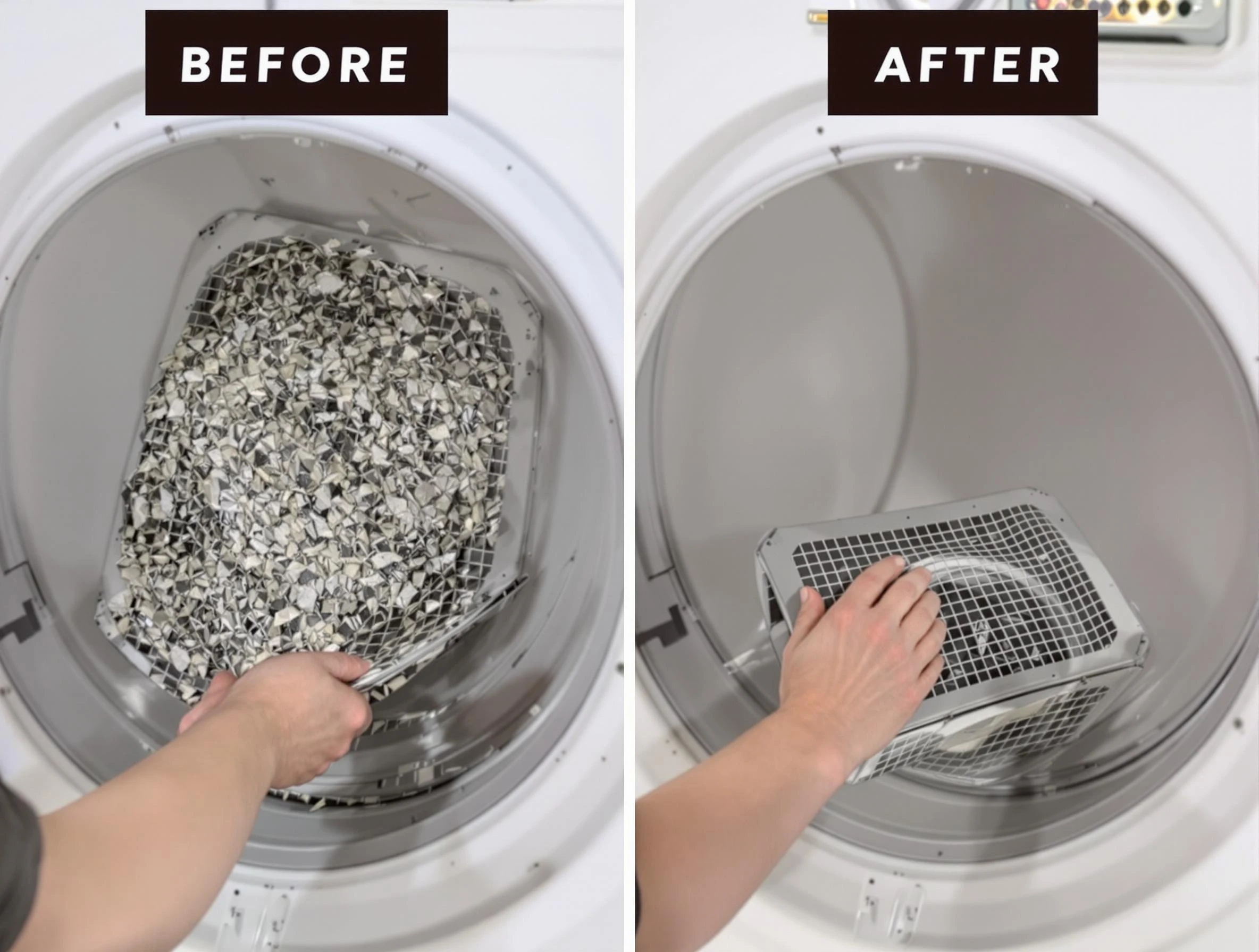 Professional lint trap cleaning by Glenshaw Dryer Vent Cleaning in Glenshaw