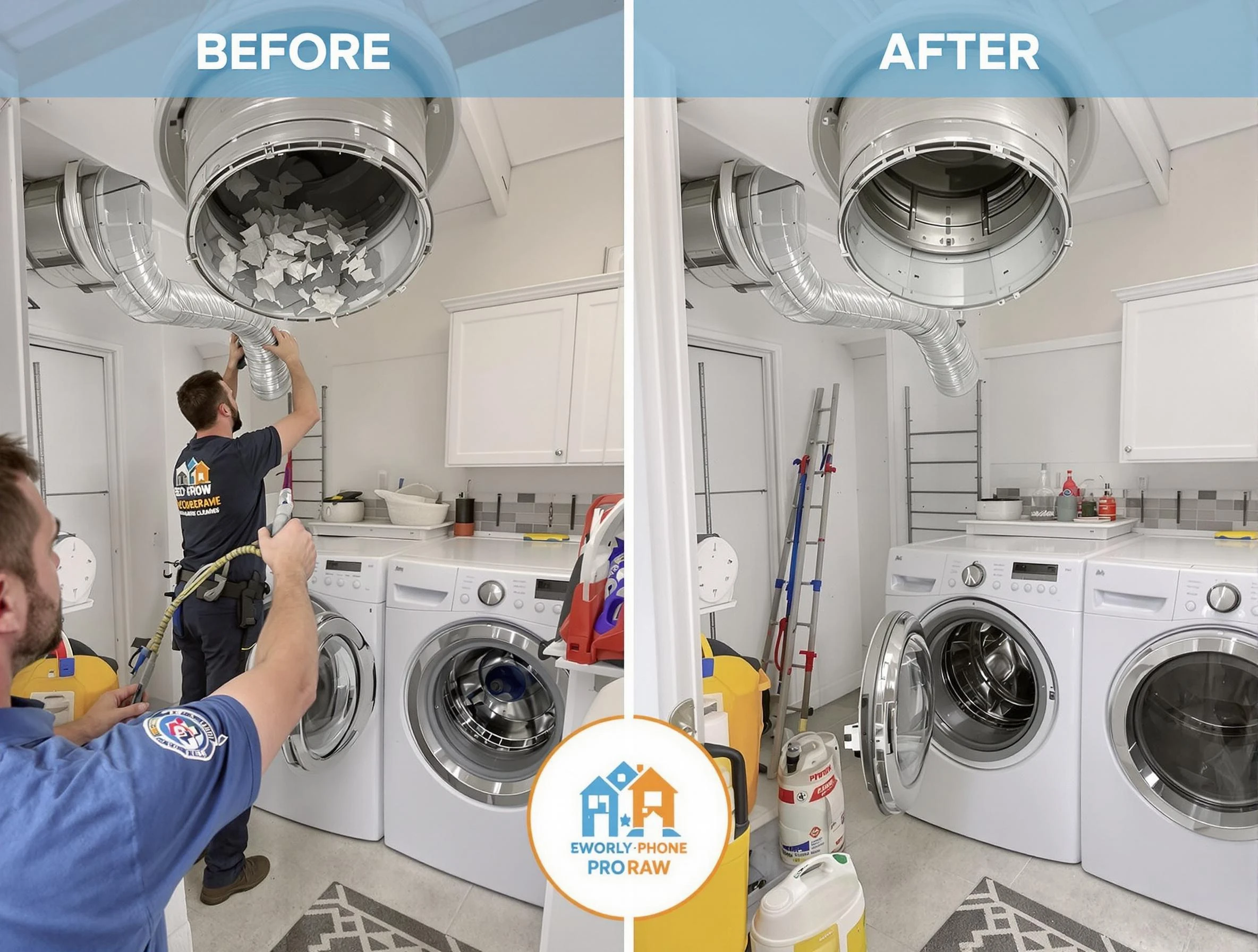 Residential dryer vent cleaning by Glenshaw Dryer Vent Cleaning in Glenshaw